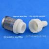 Крышка сетчатого фильтра из нержавеющей стали, соединитель шланга, сетка для забора воды, фильтр отложений и примесей, фитинг шланга для аквариумного водяного насоса