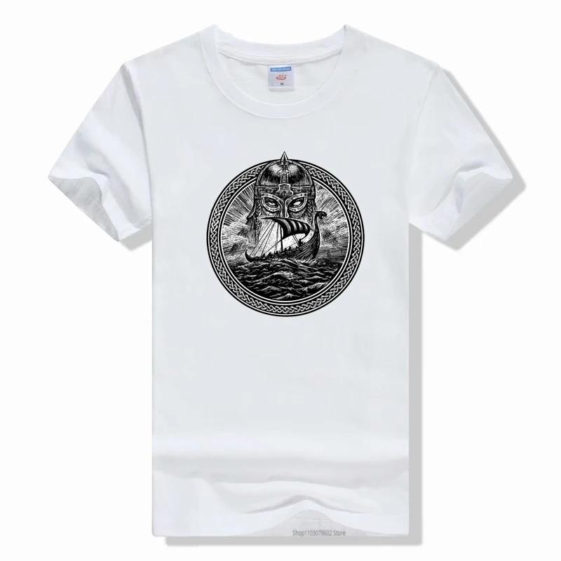 Vikings Odin Thor Ragnarok Loki Viking Valknut Rune T-Shirt Cotton O-Neck Short Sleeve Casual T-shirt