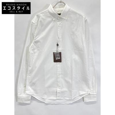 14Нержавеющая сталь Одна точка Интро Рубашка с длинным рукавом и пуговицами топы XL белыйПодержанный