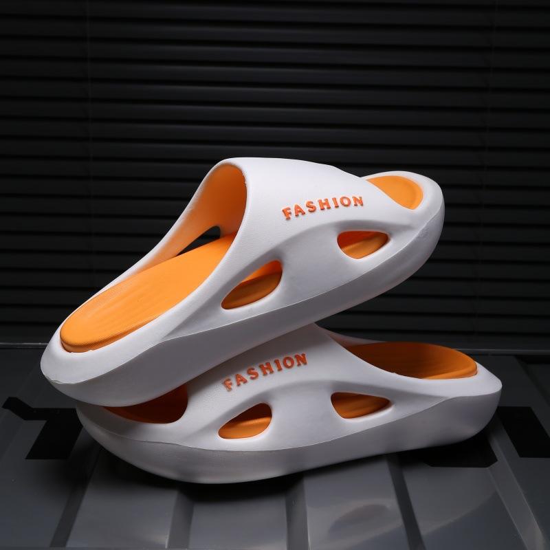 Мужская летняя верхняя одежда в тапочках 2025 Новые домашние домашние нескользящие классные тапочки на толстой подошве