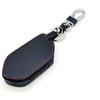 Кожаный чехол для автомобильного ключа для Kia EV3 EV9 2024 K5 K8 Carnival Sorento Hybrid Smart Remote Fobs Чехол-оболочка Защитный чехол Автоаксессуары