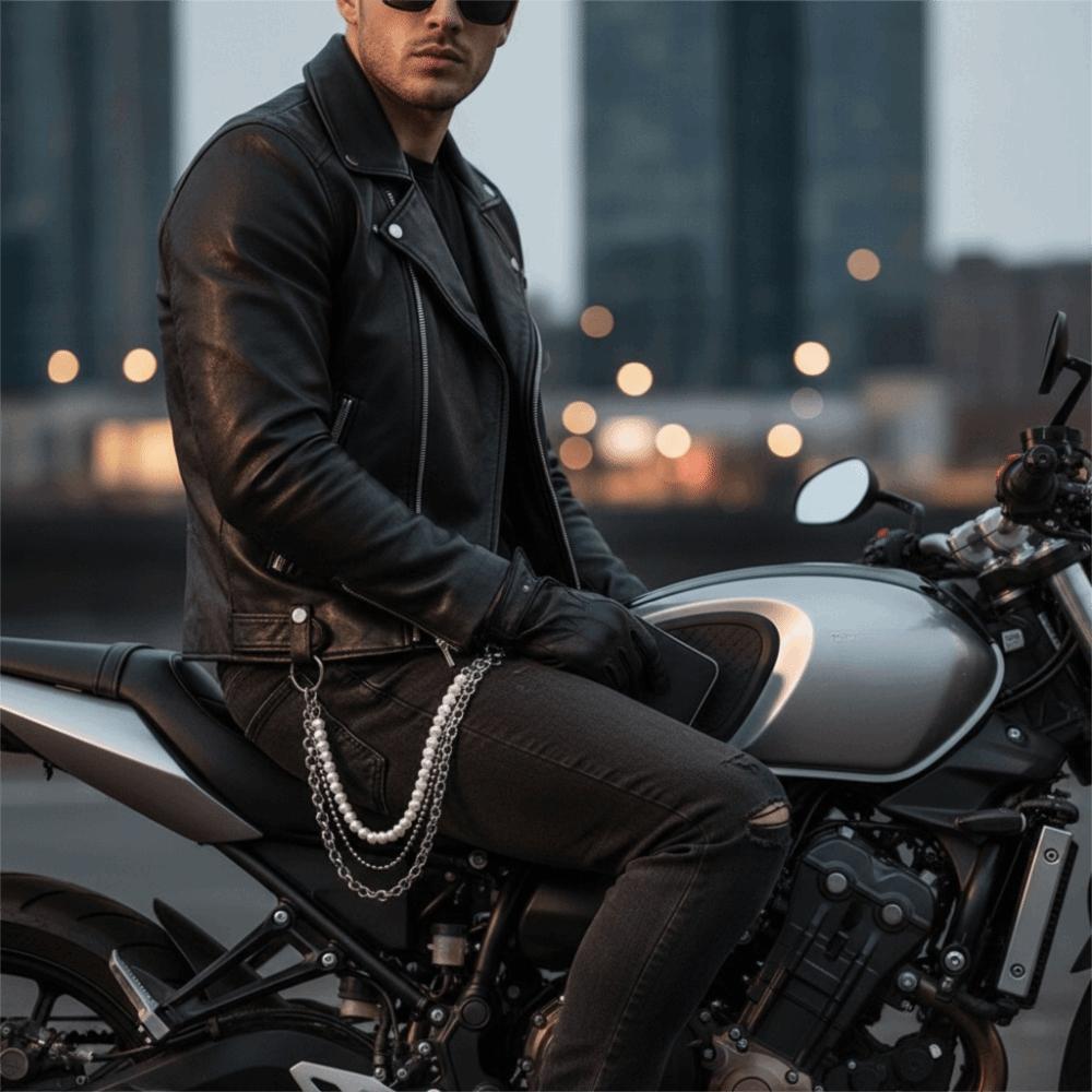 Rock Punk Street Keychains Chain Irregular Biker Pants Chain  Clothing Accessories