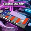 Custom Name Personalized football team Pattern Mousepad, Laptop PC Desk Mat, Decorative Desk Mat for Home Keyboard Pad Gift