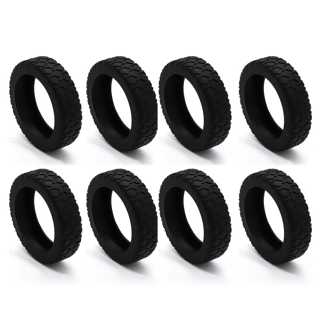 8 шт. Дорожные чемоданы Колесные чехлы Противоскользящие Износостойкие Силиконовые Бесшумные Защитные чехлы для ручной клади Колесная втулка