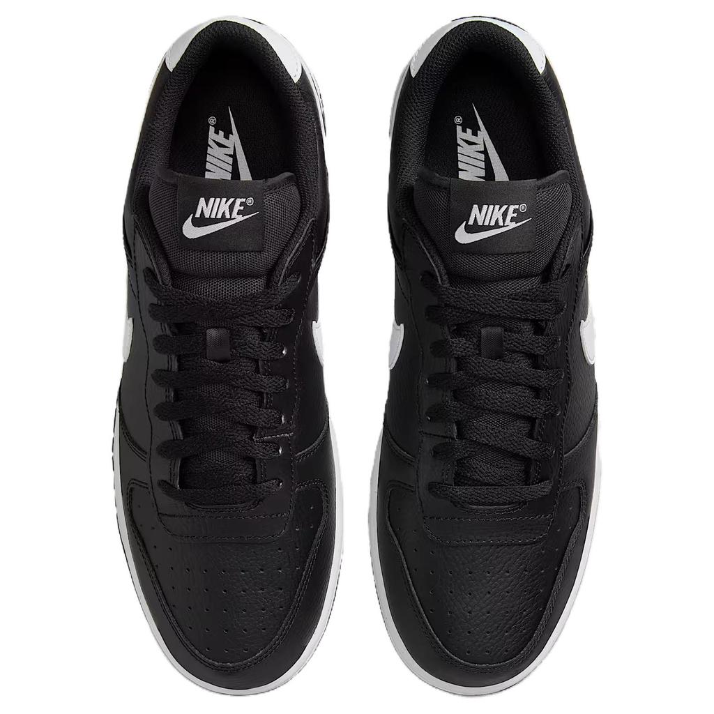 Большие низкие черные белые мужские кроссовки Nike 355152-016