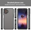 For Samsung Galaxy XCover7 Pro Case Drop Proof Airbags Frosted Translucent PC+TPU Phone Back Cover