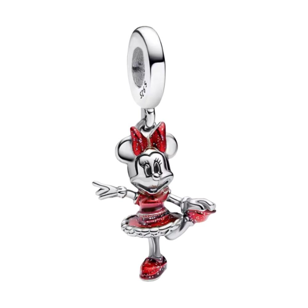 New 925 Silver Cute Cartoon Animal Beads Lion Bear Dog Mouse Fit European Bracelets DIY Accessories Magic Hat Charm Jewelry