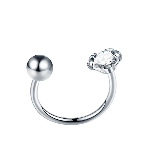 1 шт. 6/8 мм CZ Циркон Подкова кольцо перегородка пирсинг носа Нержавеющая сталь серьги козелка спираль серьги-кольца винт пирсинг украшения для тела