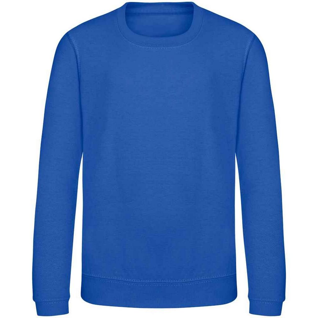AWDis Just Hoods Childrens/Kids Plain Crew Neck Sweatshirt