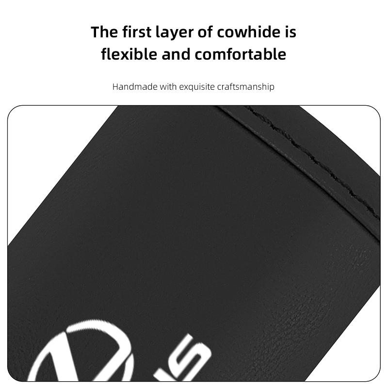 2Pc Car Anti Slip Pull Glove Car Interior Leather Handle Protector Cover For Lexus GS300 LS RX300 IS250 RX IS350 IS200 UX250h UX YK4