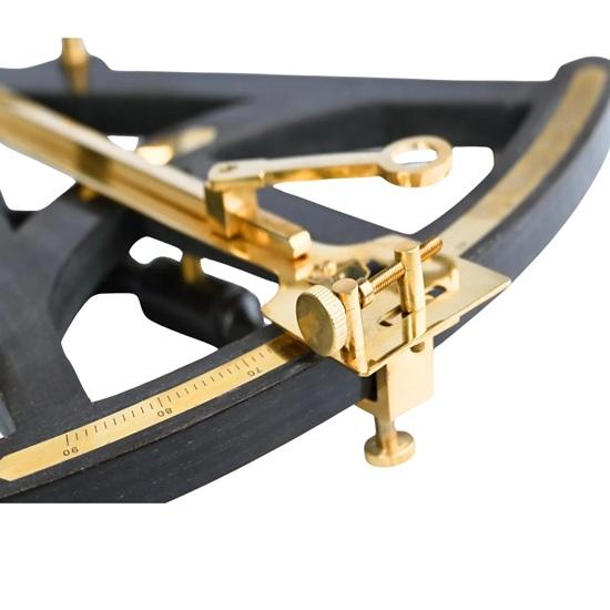 22.86 Cm Brass Sextant Nautical Maritime Decor, Steampunk Prop Decoration Item