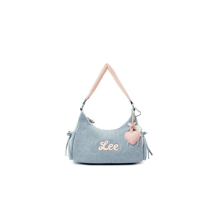 New Lee Fabric Shoulder Bag Women's Light Blue & Pink LE250033M-541