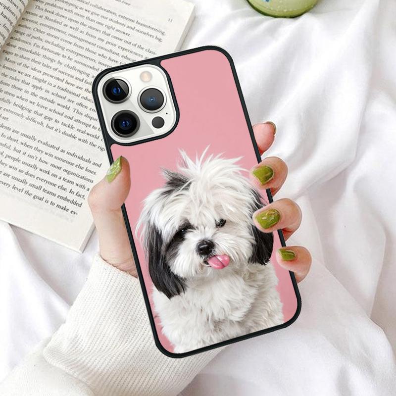 Cartoon Shih Tzu Dog Celular Mobile Smartphone Cases For iPhone 17 Air 16 15 14 12 13 11 Pro MAX Plus SE2020 Coque Fundas
