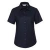 Russell Collection Ladies/Womens Short Sleeve Easy Care Oxford Shirt