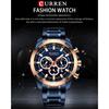 CURREN 8361 Кварцевые мужские наручные часы для мужчин Мужские часы с календарным индикатором даты