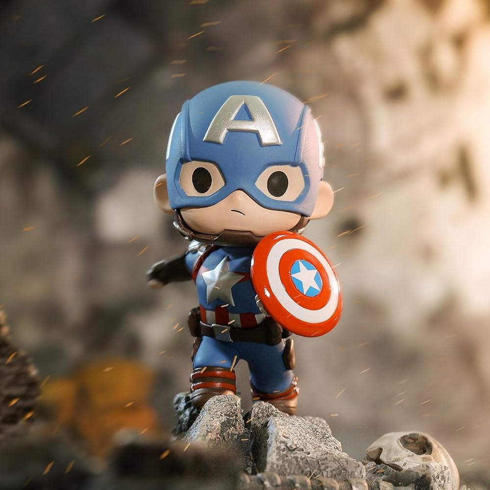 Pop Mart Серия Мстители Marvel Фигурка-сюрприз в непрозрачной упаковке 1 шт. ПВХ Коллекционная игрушка
