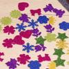 Self-adhesive Glitter Foam Paper Flash Colorful Handcraft Cutters Paper New Sparkles Paper