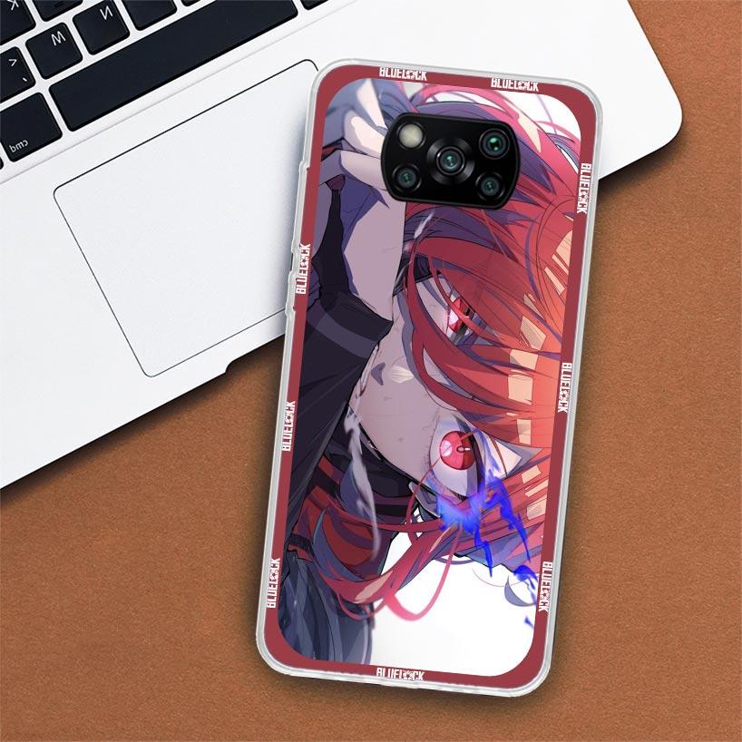 Японский аниме Blue Lock Чехол для телефона для Xiaomi Poco X3 Nfc X4 X5 X6 X7 F7 Ultra F6 F5 F4 Gt F3 M6 M5S M5 M4 M3 Fundas Мягкий чехол X7