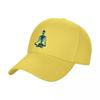 Skeleton Meditating Blue Glow Baseball Cap birthday Sun  Hat Unisex Luxury For Girls Unisexs