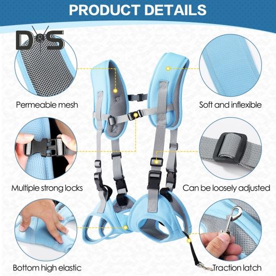 Ремень для подъема собаки, аварийный рюкзак, поддержка задней ноги питомца, подъемник для всего тела, переноска для домашних животных, регулируемый слинг для собак для больших собак