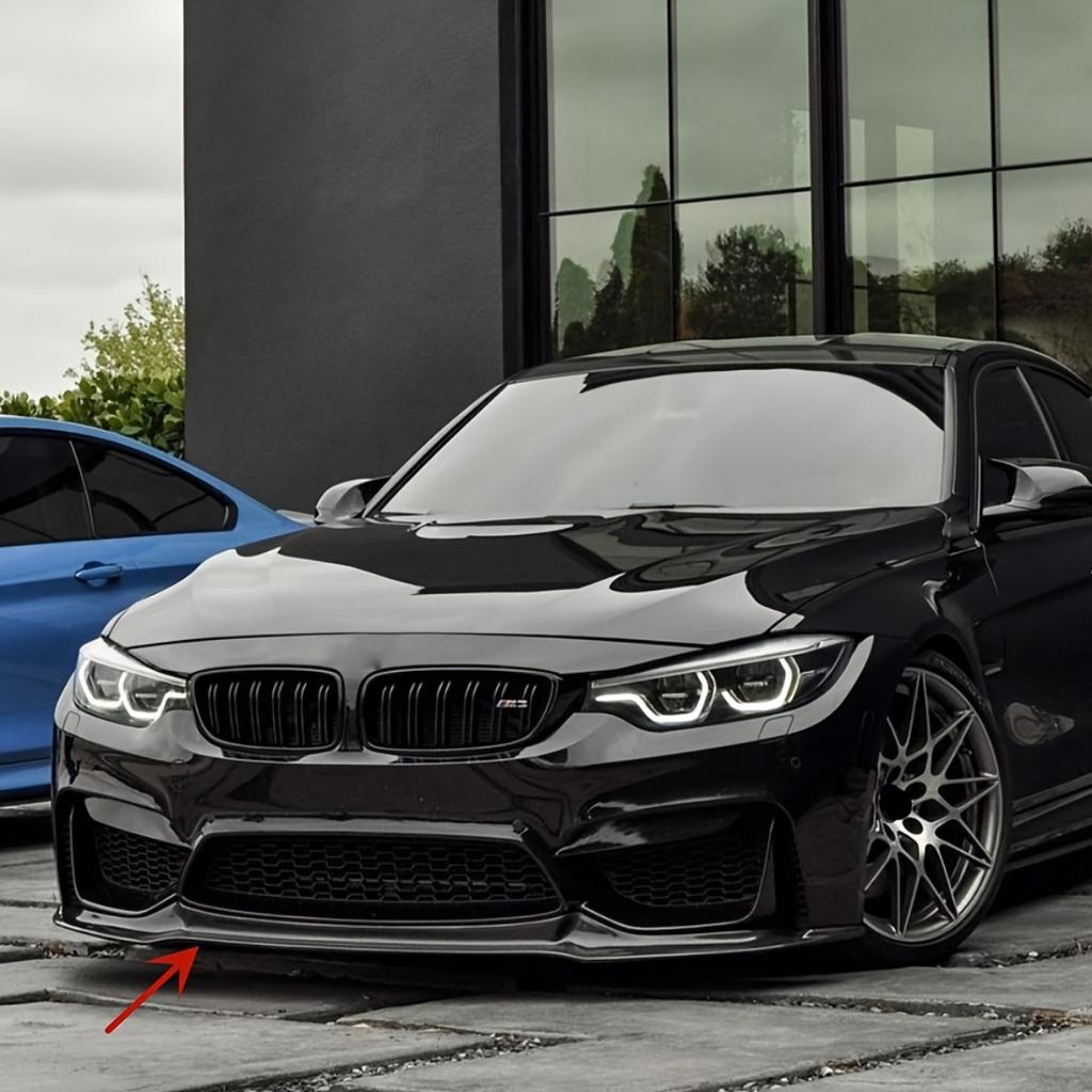3pcs Front Bumpe Lip Body Kit Lower Splitter Guard Protector Cover Accessories Tuning For BMW F80 M3 F82 F83 M4 2015-2020