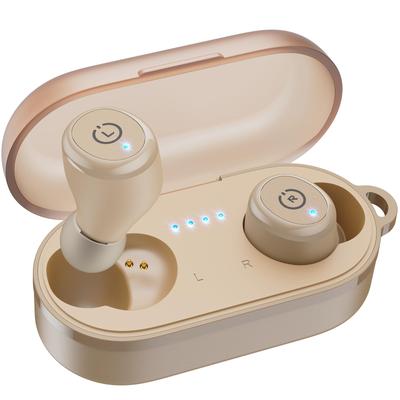 TOZO T10 полностью беспроводные наушники IPX8 водонепроницаемые Bluetooth легкий дизайн 55 часов воспроизведения сенсорное управление пассивное шумоподавление выделенный