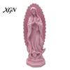 Handmade Retro Figurine Our Lady of Guadalupe Religious Statue, Virgin Mary Figurine, Resin Sculpture, Collectable Character Inspirational Art