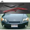 Carbon Fiber Headlight eyelid cover decorative sticker For Hyundai Coupe 2003 - 2005 FX 2.0 2.7 Sport style car front eyebrow