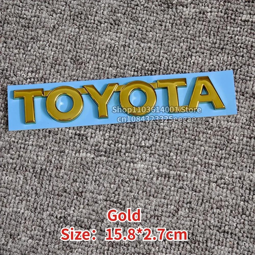 Задний значок-буква на багажник для замены Toyota RAV4 Corolla Camry Prado REIZ CHR 86 Avalon Highlander Verso Tacoma