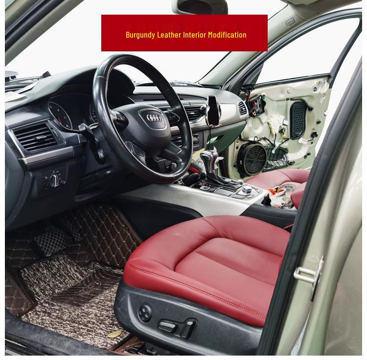 Leather Replacement Covers for A6 A8: Seat, Interior, Console, Dashboard Renovation