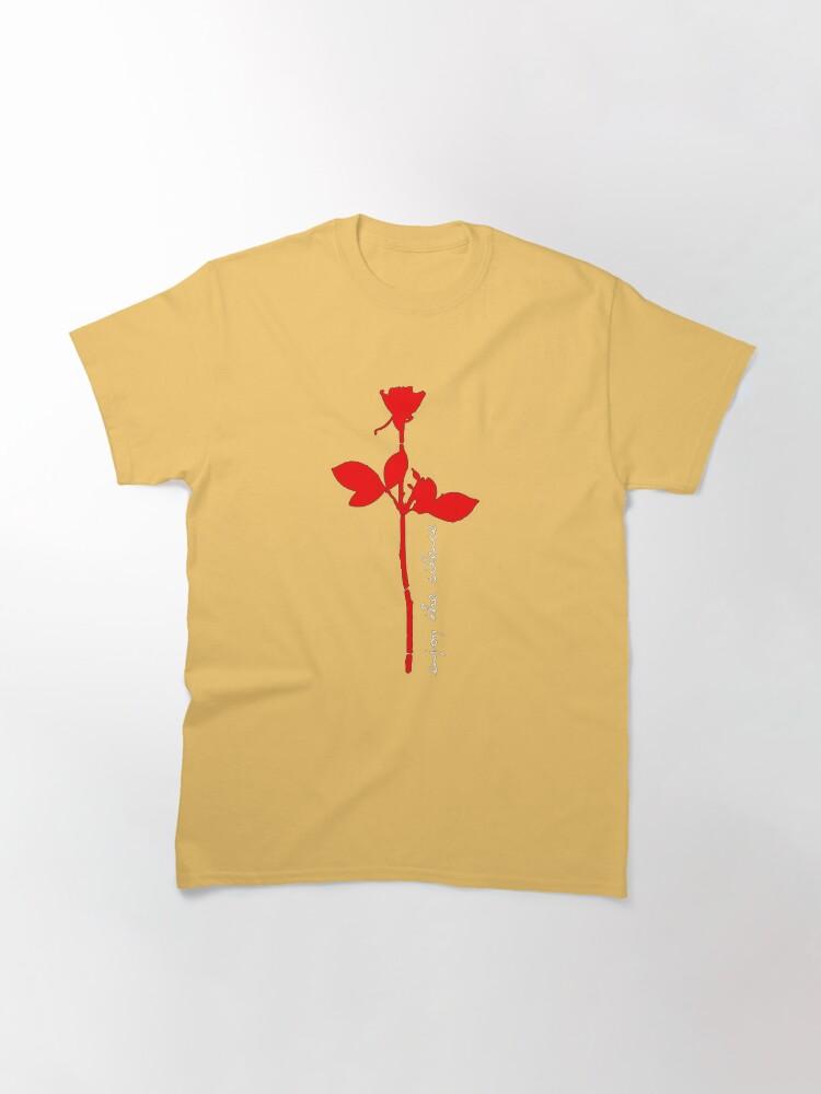 Depeche Mode red flowers Classic T-Shirt