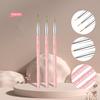 3Pcs/Set Fine Nail Art Liner Brush Set for UV Gel Polish Thin Detail Painting Professional Nail Design Tools