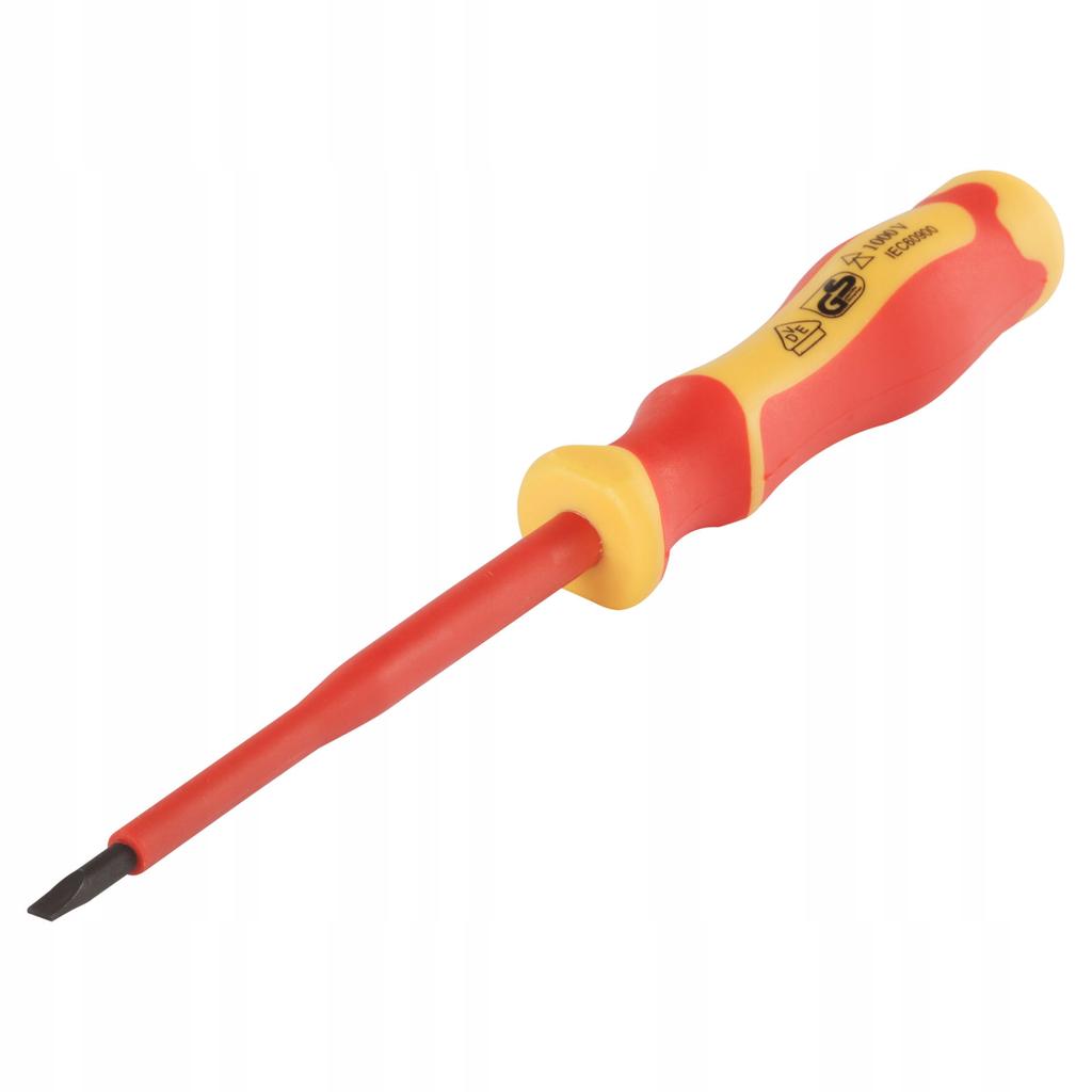 Insulated screwdriver Flat screwdriver for electrician VDE SL4x100mm Vorstahl