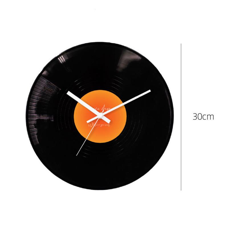 Настенные часы с виниловой пластинкой Sunset, высококачественный орнамент, винтажный держатель для часов, китайский стандартный стол
