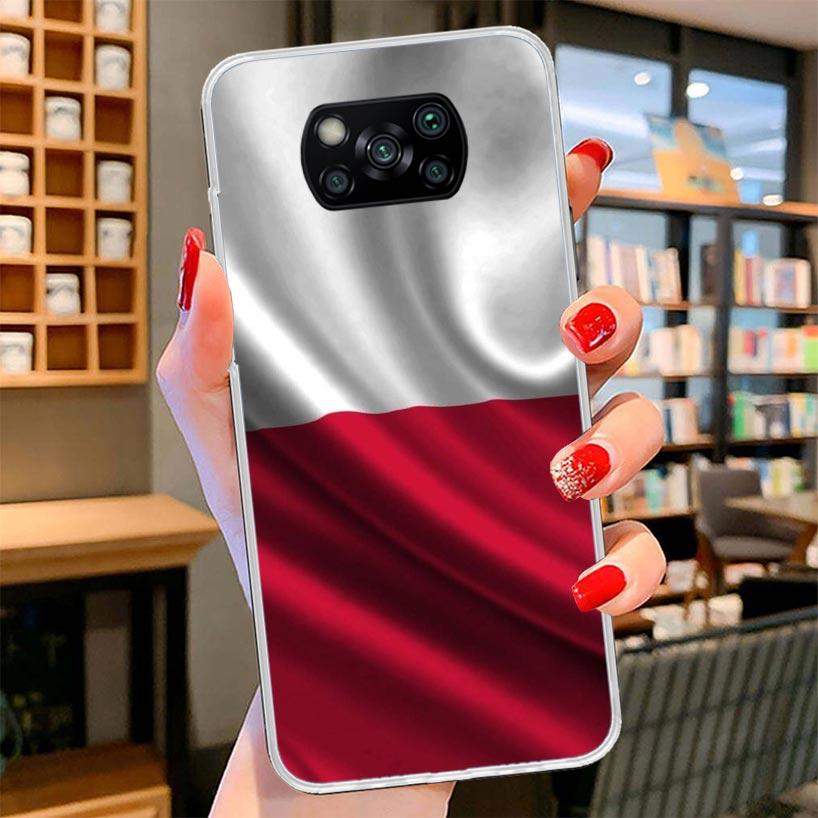 Poland Flag Cover Phone Case For Xiaomi Poco F7 Ultra X7 X6 X5 Pro M7 Redmi 15C 15 13C 13 12C 12 10C 10 9A 9C 9T 9 Shell Poco X7