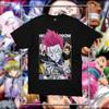 Футболки HUNTER X HUNTER Оверсайз Мужские Женские С коротким рукавом Горячий Аниме Манга Топ Футболки Летняя Мода Футболки Повседневные Женская Мужская Одежда