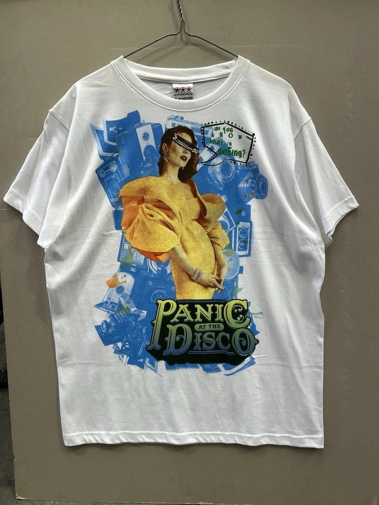 Rare What I’m Seeing Panic At The Disco Band White Shirt S to 5XL EM078