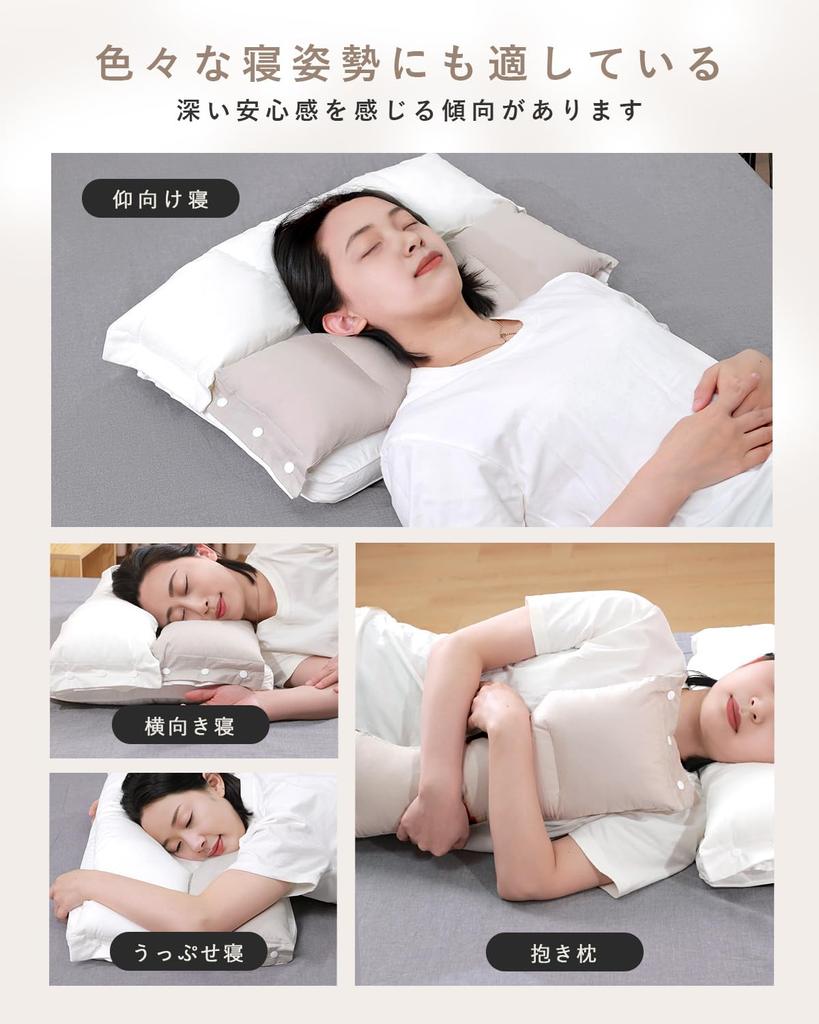 YOIIYO Relieve Neck Popular Pillow for a Better Sleep Construction with Concave Hollow Design for Ears and Body Reduces Neck and Shoulder 3D Structure