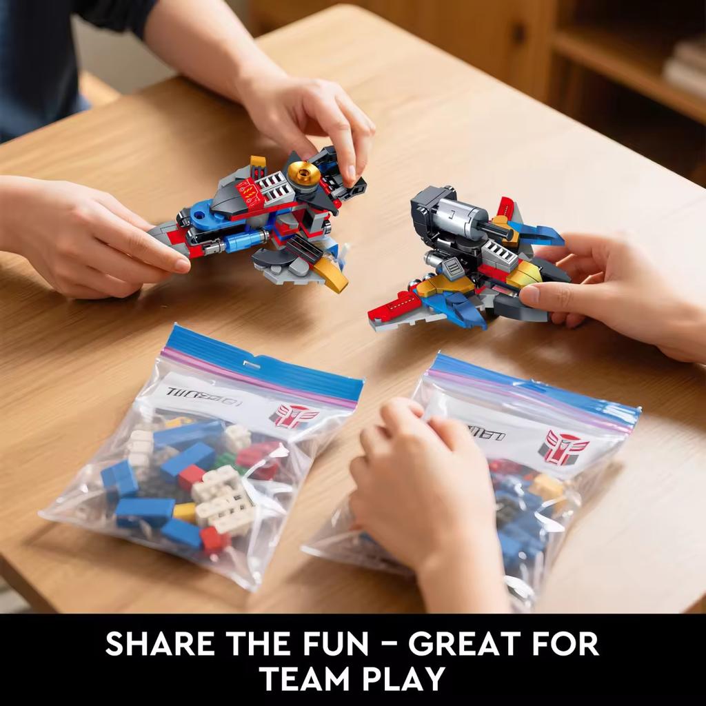 Non-Toxic 769Pcs 8 In 2 Optimus Warrior Building Blocks Children Toys Deformation Robot Vehicle Moc Bricks Models Assembly Toys Gifts Set