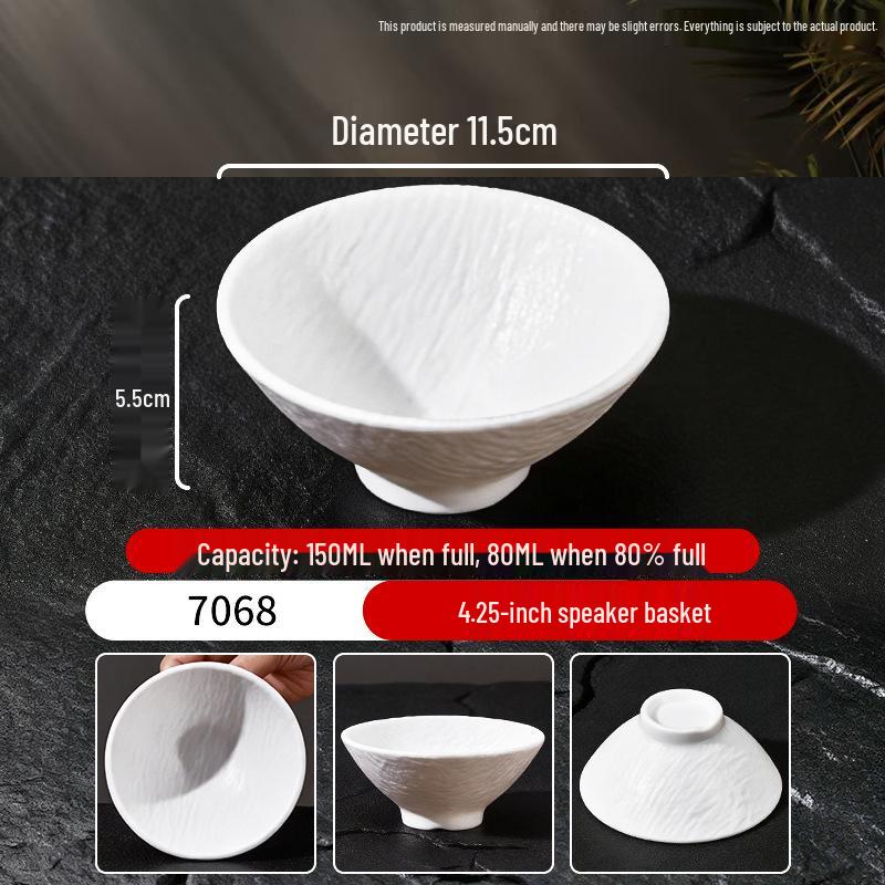 Набор из миски для риса и блюдца для соуса в стиле меламиновой керамики