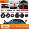 BAIA3 New Hots E60 1pcs All black 45mm 74mm 82mm rear boot badges front hood trunk Emblem Steering wheel for BMW M E46 E53 E90 E84 E9 uvyn4