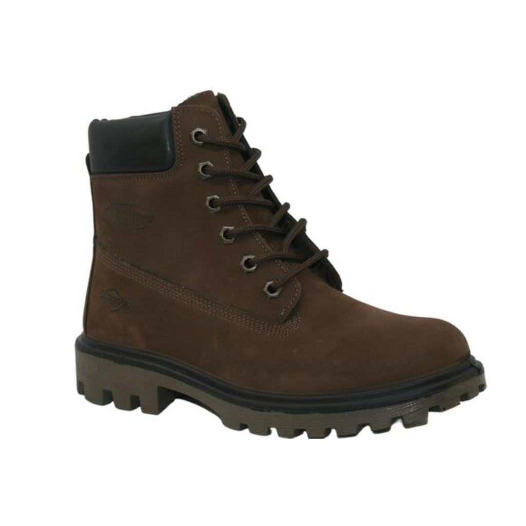 Водонепроницаемые кожаные коричневые ботинки G7108NKA