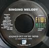 7-дюймовая пластинка SINGING MELODY Stoned Out Of My Mind FIW052 FiWi Music Ямайка Регги Ска Даб Б/у