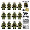 Military Series Fighter Pilot Minifigure Building Blocks Toys
