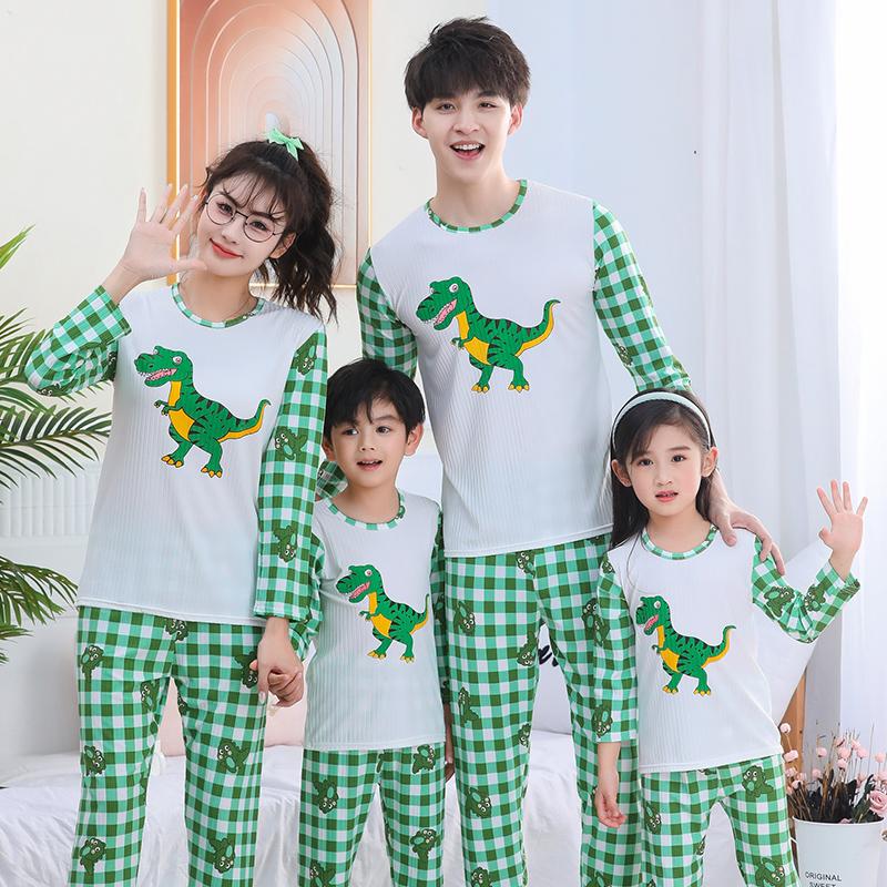 Family Look Pajamas Sets Summer Cotton Night Set Parent-child Sleepwear Family Matching Outfits Mommy and Me Clothes Pyjamas Set