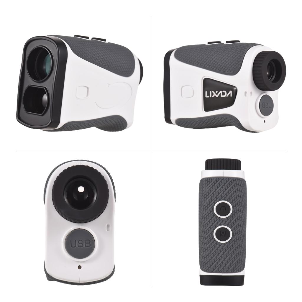 Golf Rangefinder With Slope Telescope 6x LCD 905nm Laser Type C Straight-line Horizontal Vrtical