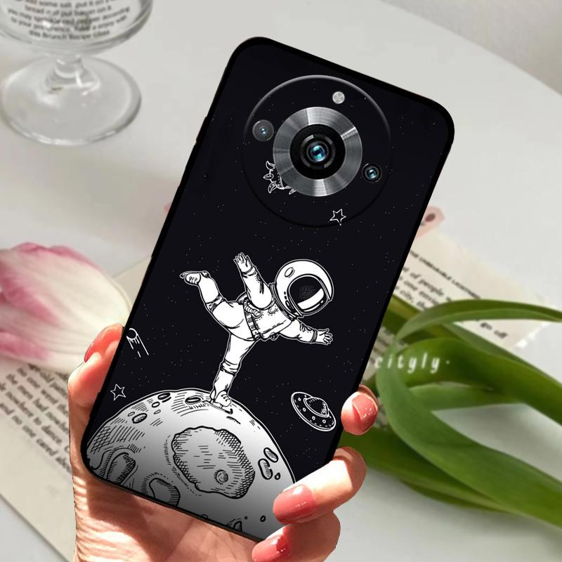Чехол для Realme 11 Pro Plus Силиконовый Ударопрочный Мягкий ТПУ Чехол для Телефона Для Realme 11 11Pro+ 5G Funda Realme11 Pro Capa Мультяшный