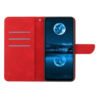 HT05 Чехол-книжка для Xiaomi Poco C75 4G/Redmi 14R 5G/14C 4G, PU-кожа с текстурой, сенсорный