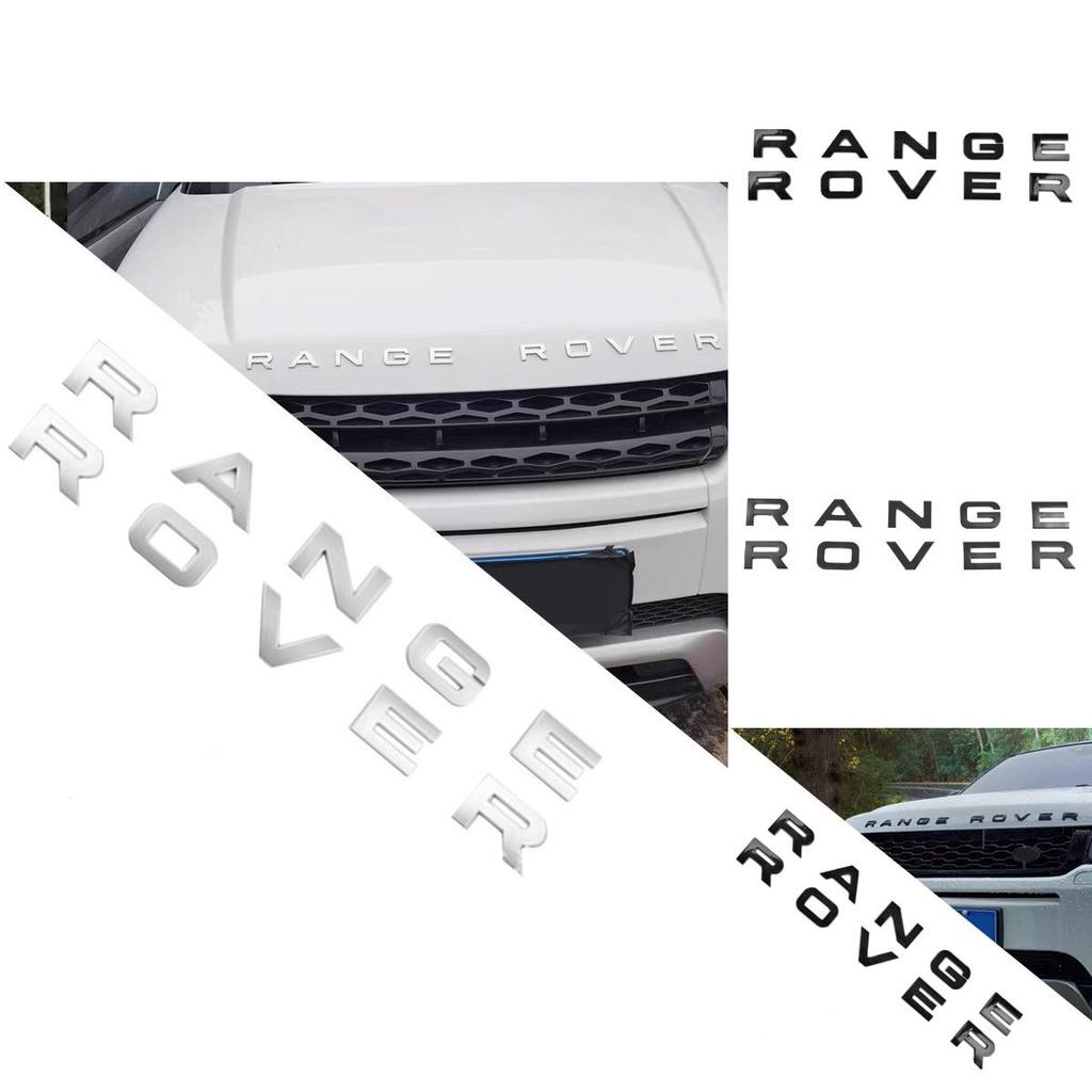 Эмблема автомобиля Range Rover с зеркальной отделкой для украшения внедорожника