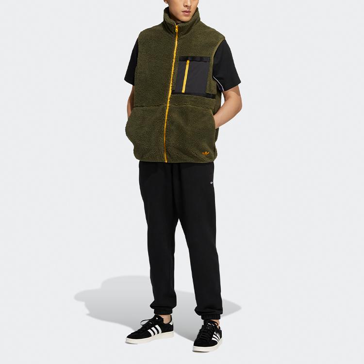 adidas Мужская зимняя пуховая куртка Originals темно-оливкового цвета H58061